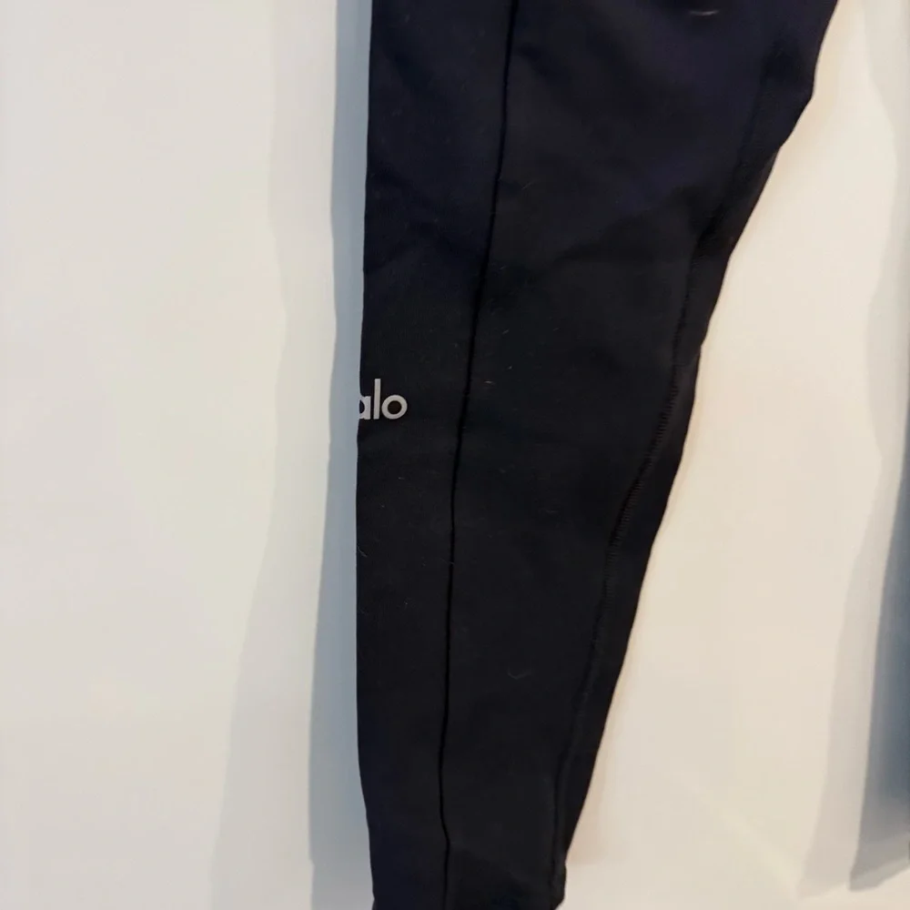 ALO Yoga Checkpoint Dark Navy High-Rise Active Leggings